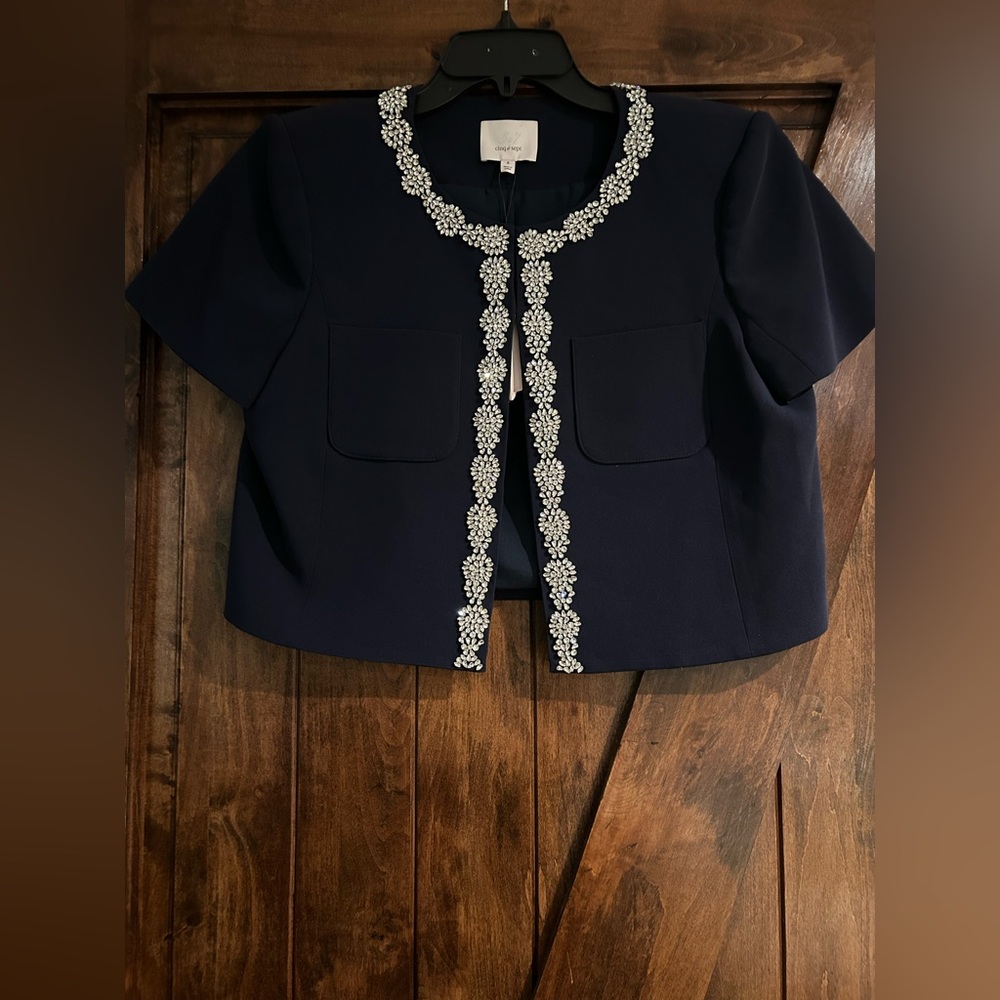 Cinq a Sept Samina Embellished Jacket - Picture 10 of 12